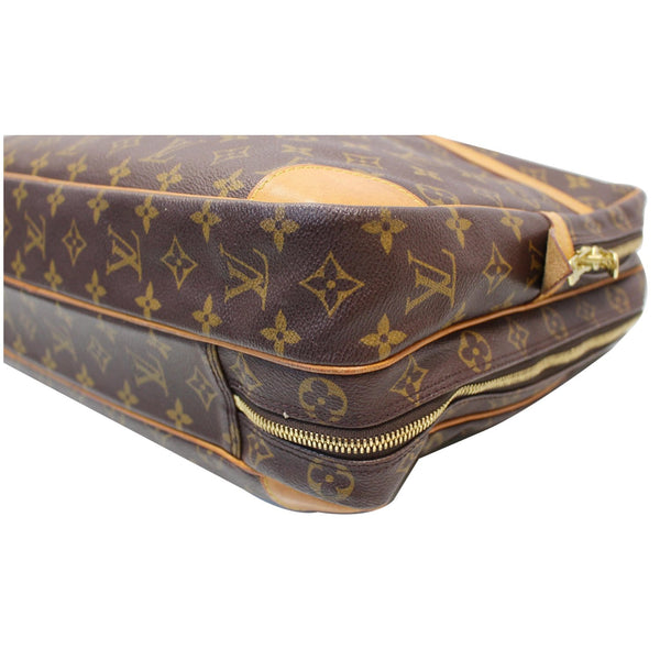 LOUIS VUITTON Porte Documents Voyage Monogram Canvas Briefcase Brown