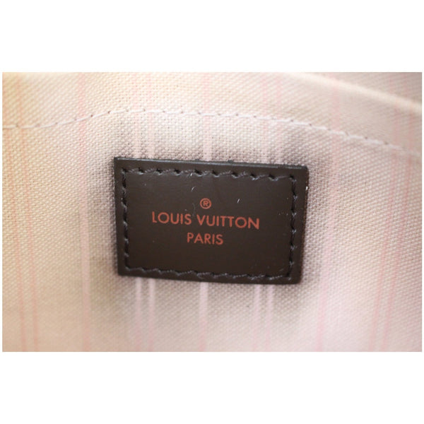 LOUIS VUITTON Pochette Wristlet Pouch Damier Ebene Neverfull MM/GM Brown