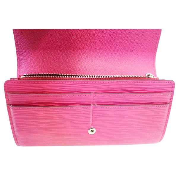 Louis Vuitton Sarah Epi Leather Wallet Pink