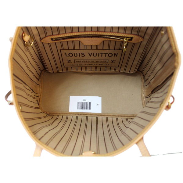 roomy interior LV Neverfull PM Shoulder Bag