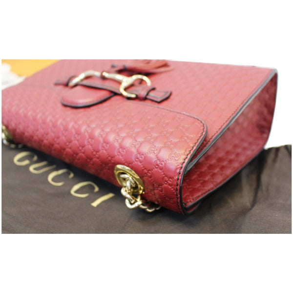 Gucci Shoulder Bag Micro Emily GG Guccissima Leather - side view