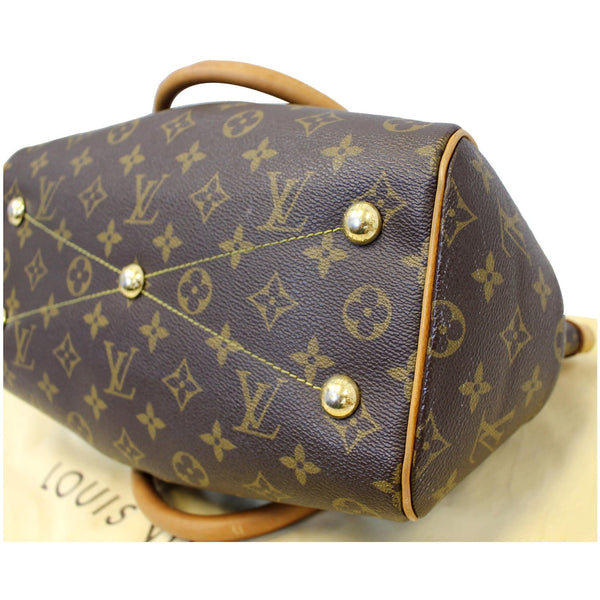 LOUIS VUITTON Tivoli PM Monogram Canvas Shoulder Bag Brown