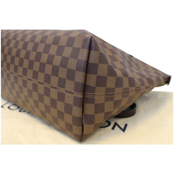 LOUIS VUITTON Iena MM Damier Ebene Shoulder Bag Brown