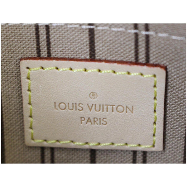 Louis Vuitton Pochette Wristlet Neverfull MM Pouch - lv logo