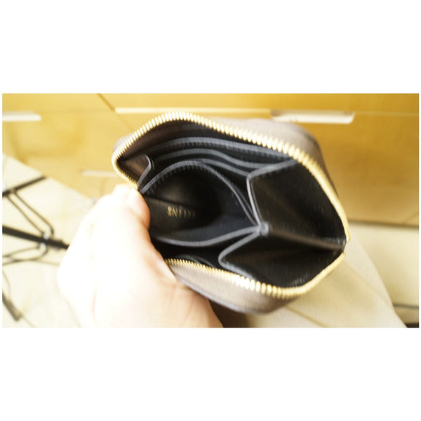 LOUIS VUITTON Monogram Giant Zippy Coin Purse Brown