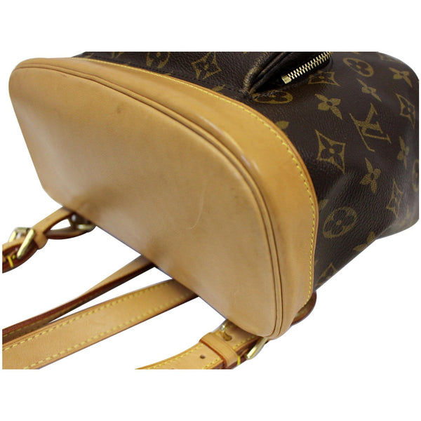 LOUIS VUITTON Montsouris PM Monogram Canvas Backpack Brown