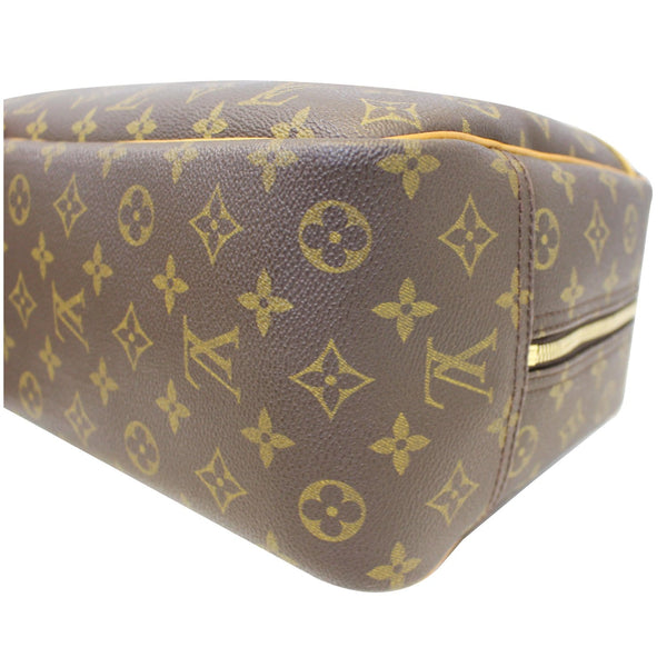 LOUIS VUITTON Deauville Monogram Canvas Boston Satchel Bag Brown-US