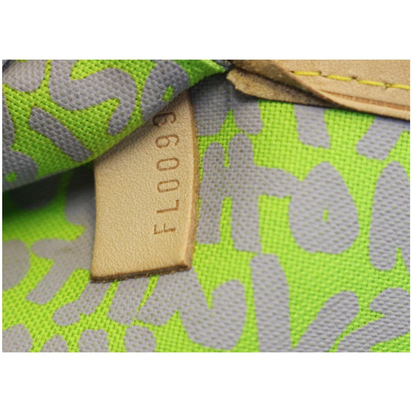 LOUIS VUITTON Neverfull GM Monogram Graffiti Shoulder Bag Lime Green-US