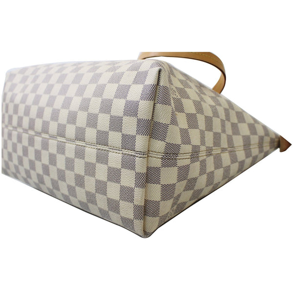 Louis Vuitton Iena MM Damier Azur Shoulder Bag corner