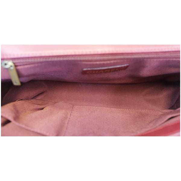 CHANEL Medium Boy Flap Lambskin Leather Shoulder Bag Red-US