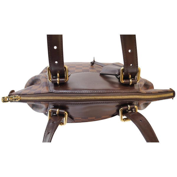 LOUIS VUITTON Verona MM Damier Ebene Shoulder Bag Brown