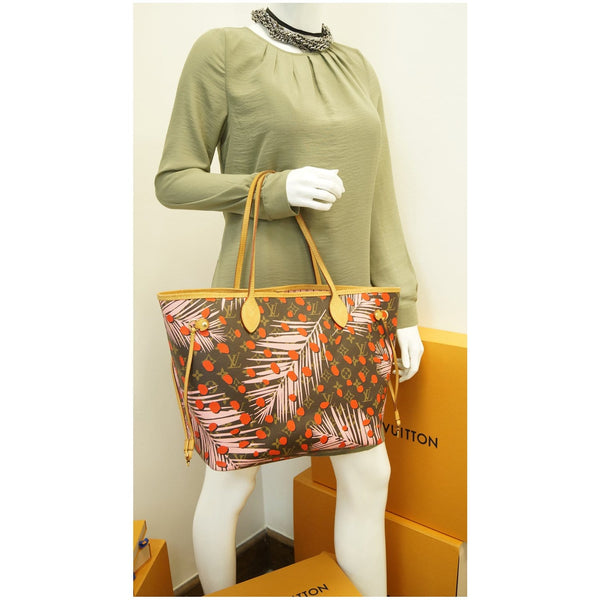Louis Vuitton Neverfull MM Monogram Jungle Dot tote