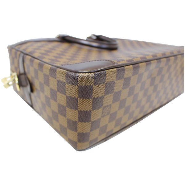LOUIS VUITTON Porte Documents Voyage GM Damier Ebene Briefcase Bag Brown