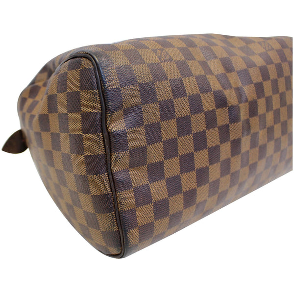 LOUIS VUITTON Speedy 30 Damier Ebene Satchel Bag Brown