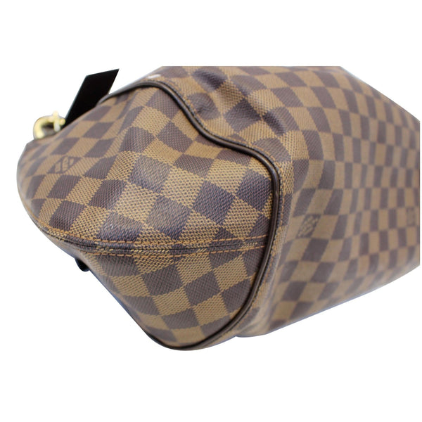 LOUIS VUITTON Sistina GM Damier Ebene Shoulder Handbag Brown-US