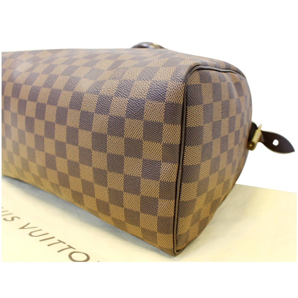 LOUIS VUITTON Speedy 30 Damier Ebene Brown Satchel Bag
