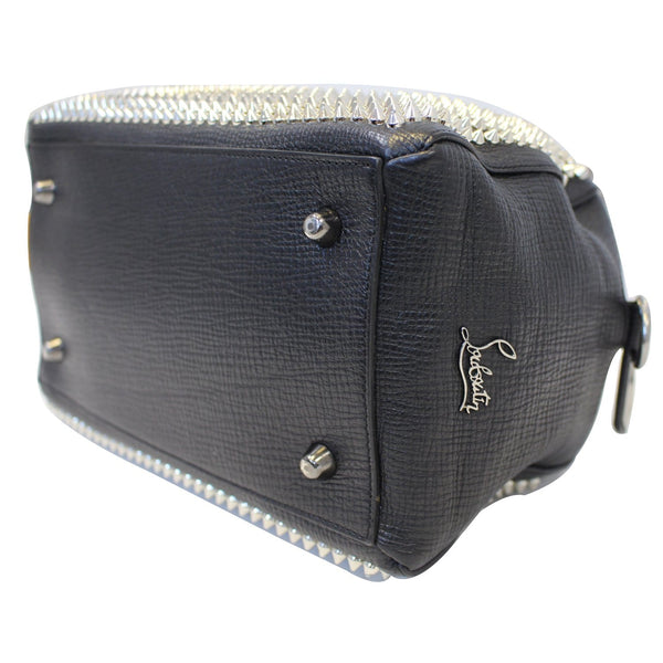 CHRISTIAN LOUBOUTIN Panettone Spike Stud Leather Satchel Bag Black-US