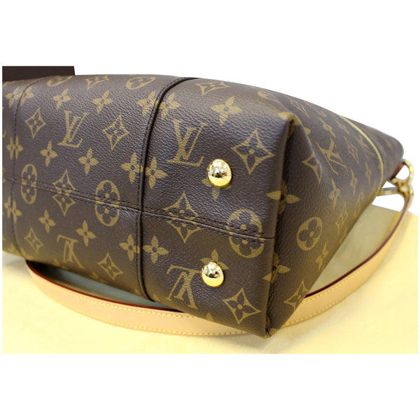 LOUIS VUITTON Melie Monogram Canvas Hobo Shoulder Bag Brown