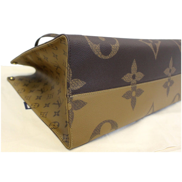 LOUIS VUITTON Onthego Reverse Monogram Giant Canvas Shoulder Bag Brown