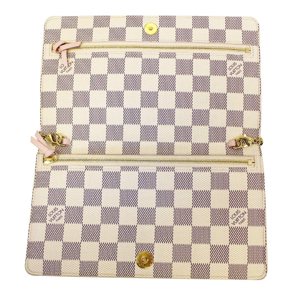 LOUIS VUITTON Summer Trunks Pochette Weekend Damier Azur Shoulder Bag-US