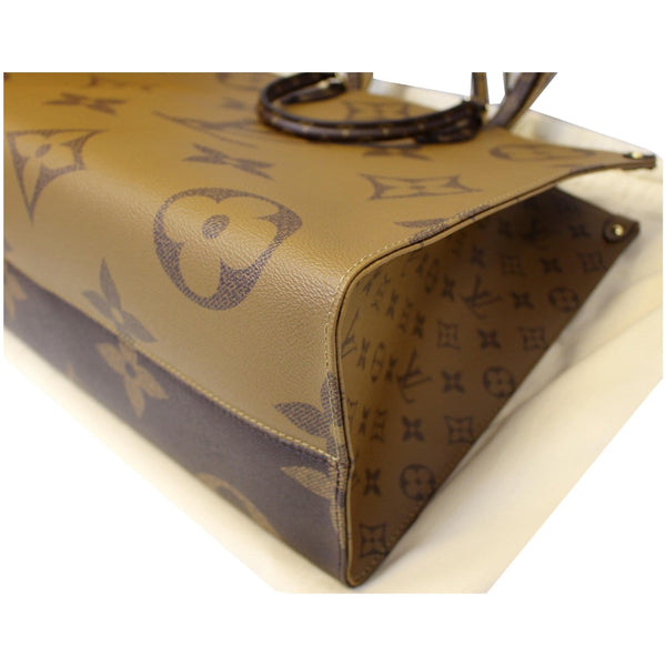 LOUIS VUITTON Onthego Reverse Monogram Giant Canvas Shoulder Bag Brown