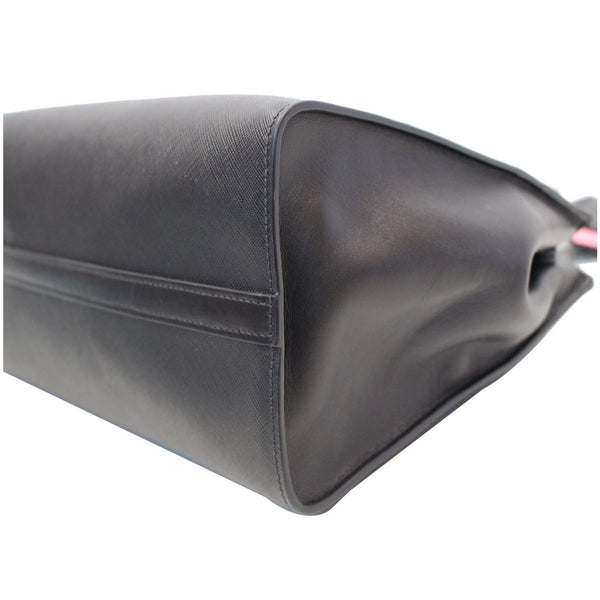 PRADA Paradigme Saffiano Leather Tote Shoulder Bag Black