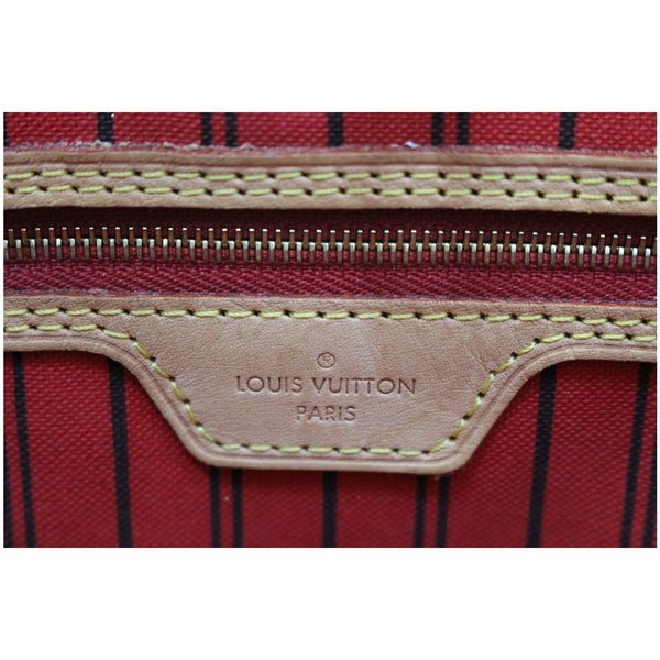 Louis Vuitton Neverfull MM - Lv Monogram Canvas Tote Bag - lv logo