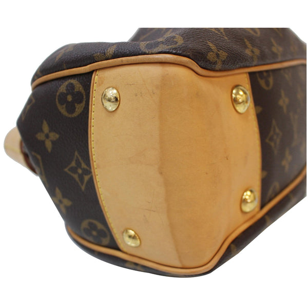 brass buttons LV Boetie PM Monogram Canvas Shoulder Bag