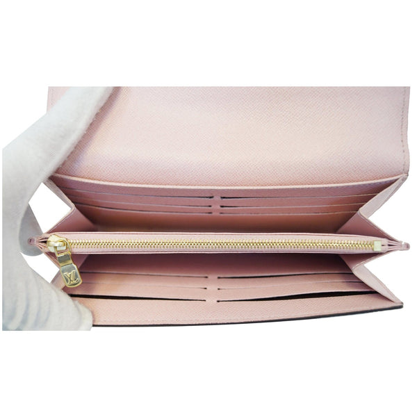 LOUIS VUITTON Sarah Monogram Canvas Wallet Brown