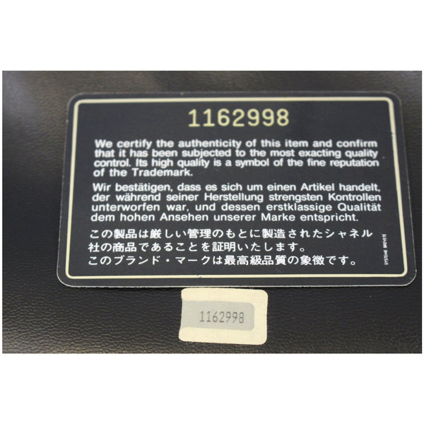 CHANEL Black Lambskin Tote Shoulder Bag Vintage-US