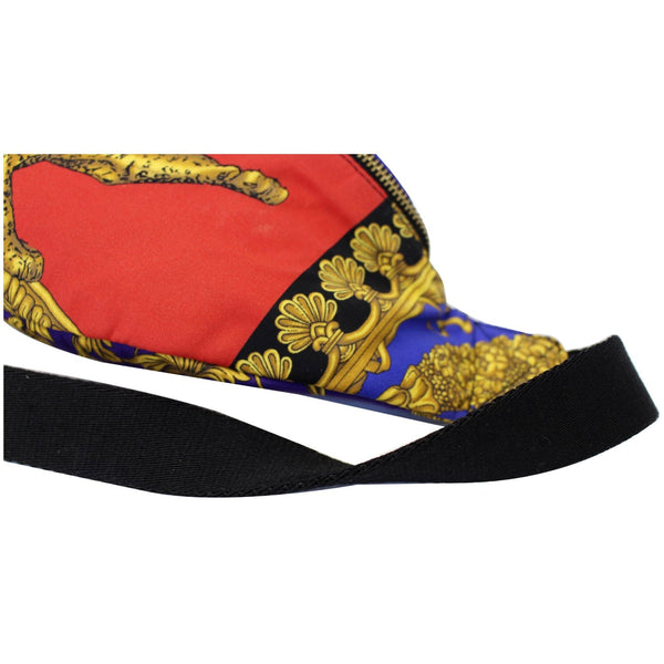 VERSACE Baroque and Leopard-Print Satin Belt Bag Multicolor-US