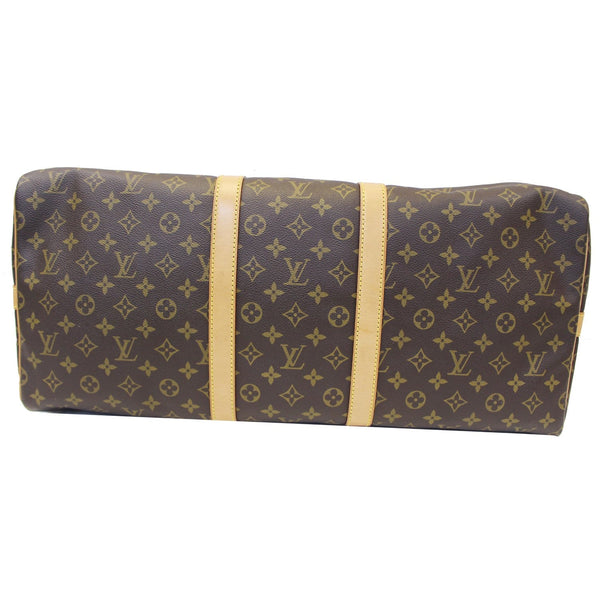 Louis Vuitton Keepall 55 Bandouliere Travel Bag - bottom view