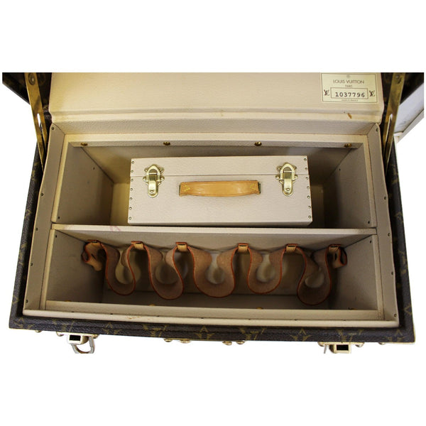 LOUIS VUITTON Boite Pharmacie Monogram Canvas Toiletry Case Brown