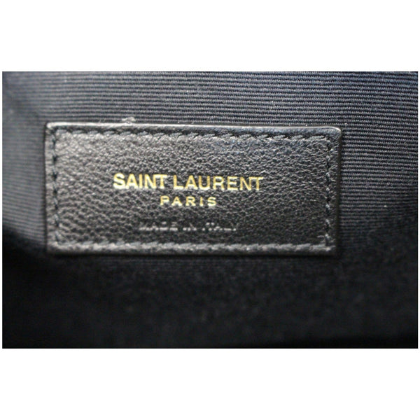 YVES SAINT LAURENT Camera Velvet Crossbody Bag Black