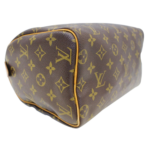 LOUIS VUITTON Speedy 25 Monogram Canvas Satchel Bag Brown-US