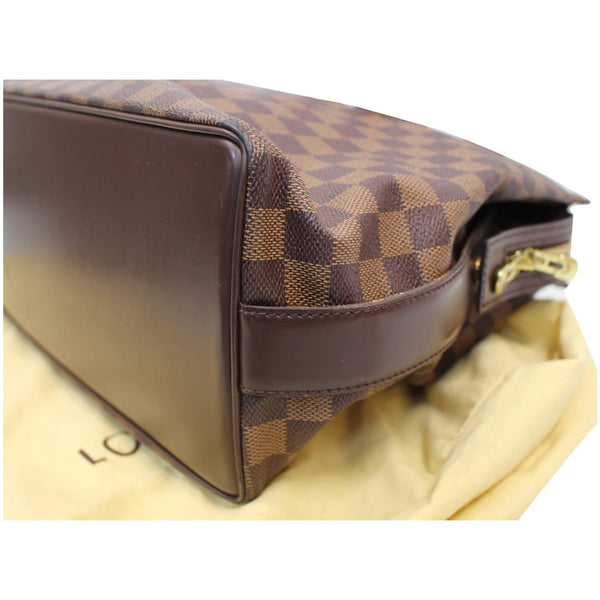 Louis Vuitton Chelsea Damier Ebene Shoulder Bag bottom view