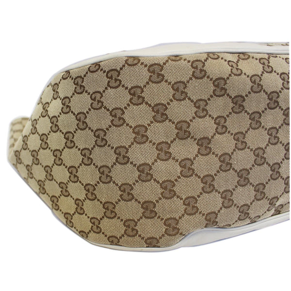 GUCCI Charlotte GG Monogram Beige/White Tote Shoulder Bag