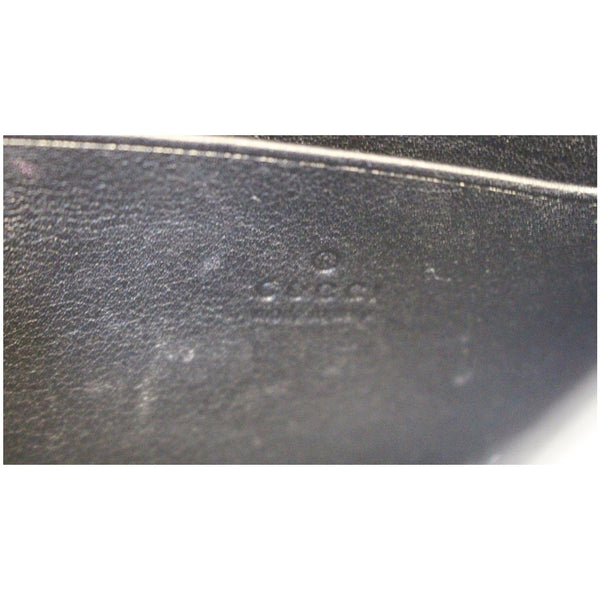 GUCCI Micro GG Patent Leather Clutch Crossbody Bag 354086