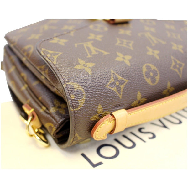 LOUIS VUITTON Metis Pochette Monogram Canvas Crossbody Bag Brown