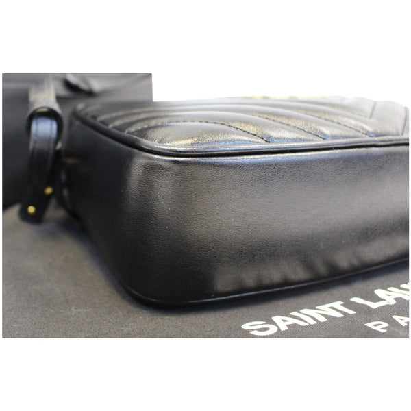 Yves Saint Laurent Camera Leather Crossbody Bag Black