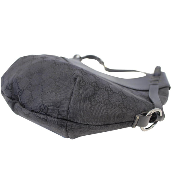 GUCCI GG Canvas Half Moon Black Hobo Bag Black-US