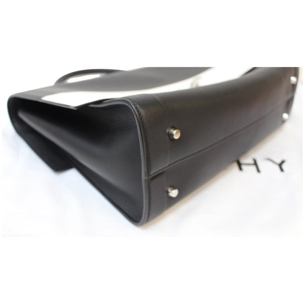 GIVENCHY Shark Medium Calfskin Bicolor Satchel Bag Black/White - 20% OFF