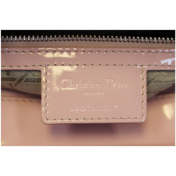 CHRISTIAN DIOR Quilted Patent Leather Lady Dior Large Shoulder Bag-US