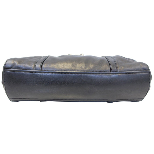 Prada Lambskin Leather Shoulder Bag - Full Bottom View