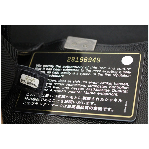 CHANEL Medium Boy Quilted Caviar Leather Shoulder Bag Black