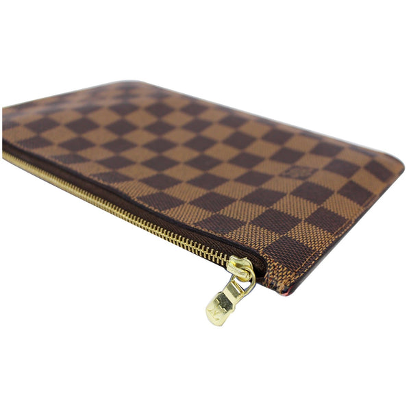 LOUIS VUITTON Damier Ebene Pochette Wristlet Pouch Neverfull MM