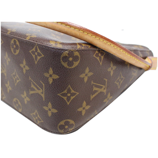 LOUIS VUITTON Looping MM Monogram Canvas Shoulder Bag Brown