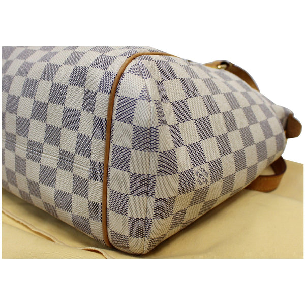 LOUIS VUITTON Totally PM Damier Azur Shoulder Bag White