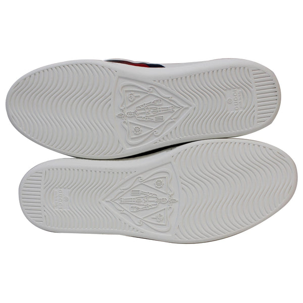 GUCCI Ace Low-Top With Removable Patches Sneaker White 477107 US 9