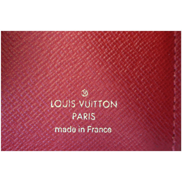 LOUIS VUITTON Victorine Damier Ebene Wallet Red-US